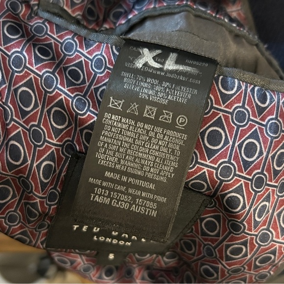 ❤️ Ted Baker Dark Blue Blazer XL - Picture 6 of 11